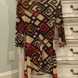 Multi colored Tunic sz small